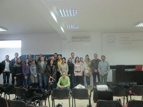 Predavanje profesora Dejana Mihailovića na Univerzitetu Privredna akademija u Novom Sadu