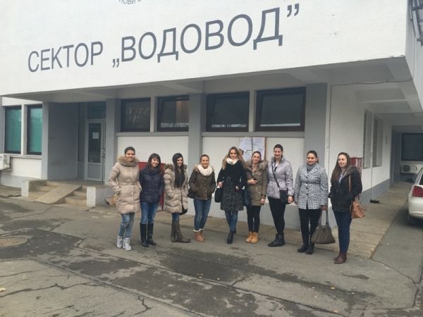 Studenti FIMEK-a u poseti  JKP VODOVOD