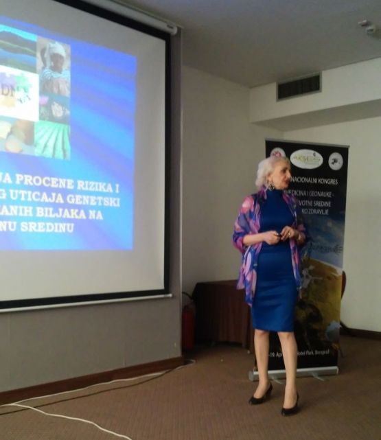 Prof. dr  Jelena Bo&scaron;ković u koatorstvu sa doc. Dr Radivojem  Prodanovićem  održala je po pozivu plenarni referat na VI međunarodnom kongres u Biomedicina i geonauke &ndash; Uticaj životne sredine na zdravlje ljudi  Beogradu 18. 04. 2016. godine.